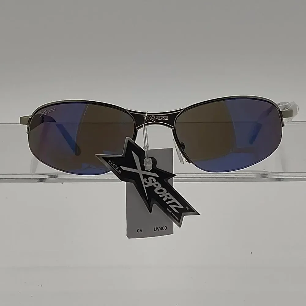 446 xsportz silver sunglasses with